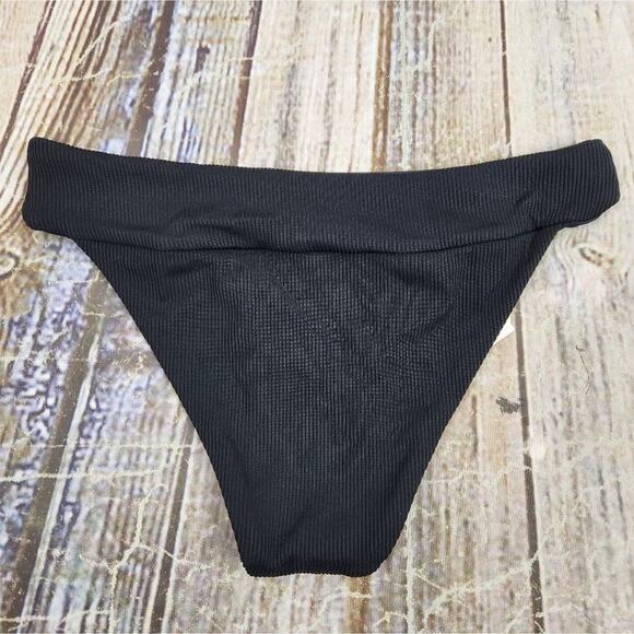 L*Space Veronica Hipster Bikini Bottom Black Size XS NWT - Picture 3 of 5